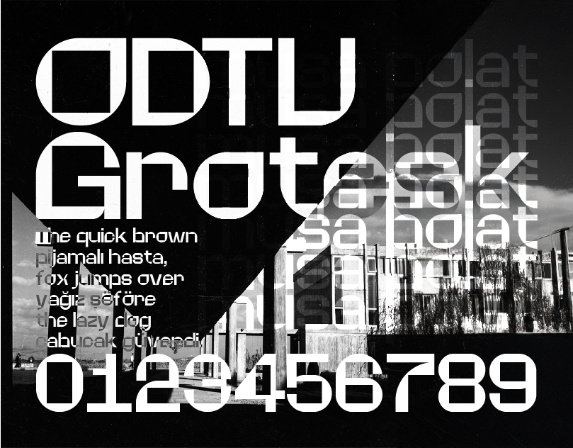 ODTÜ Grotesk Font